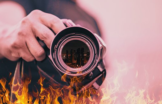 在拍攝宣傳片的時候，光線顯得尤其重要